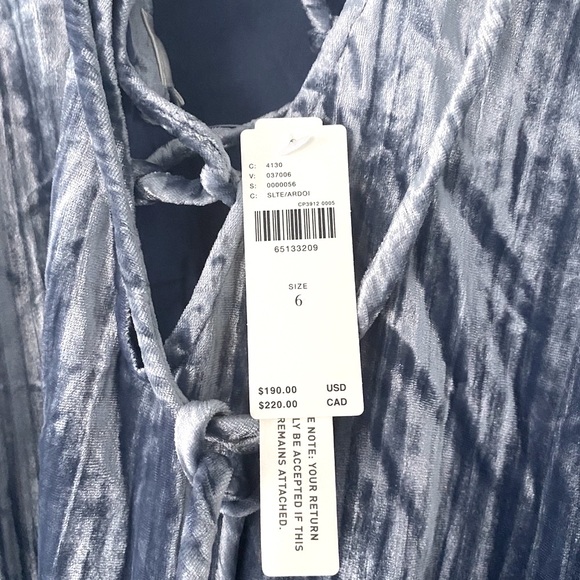 Brand new ANTHROPOLOGIE Velvet Tunic Mini Dress - Picture 4 of 6